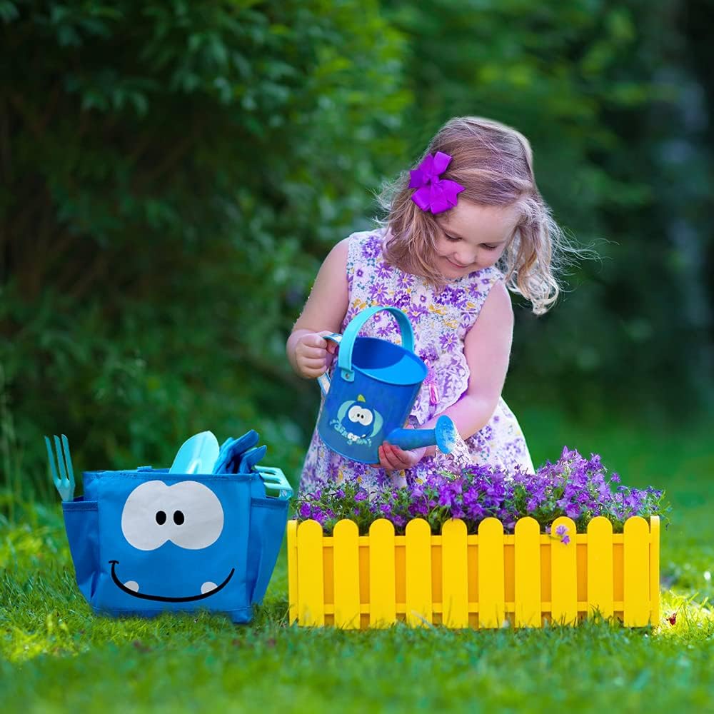 Kinder Gartengeräte Set, 6-teiliges Gartengeräte-Set für Kinder