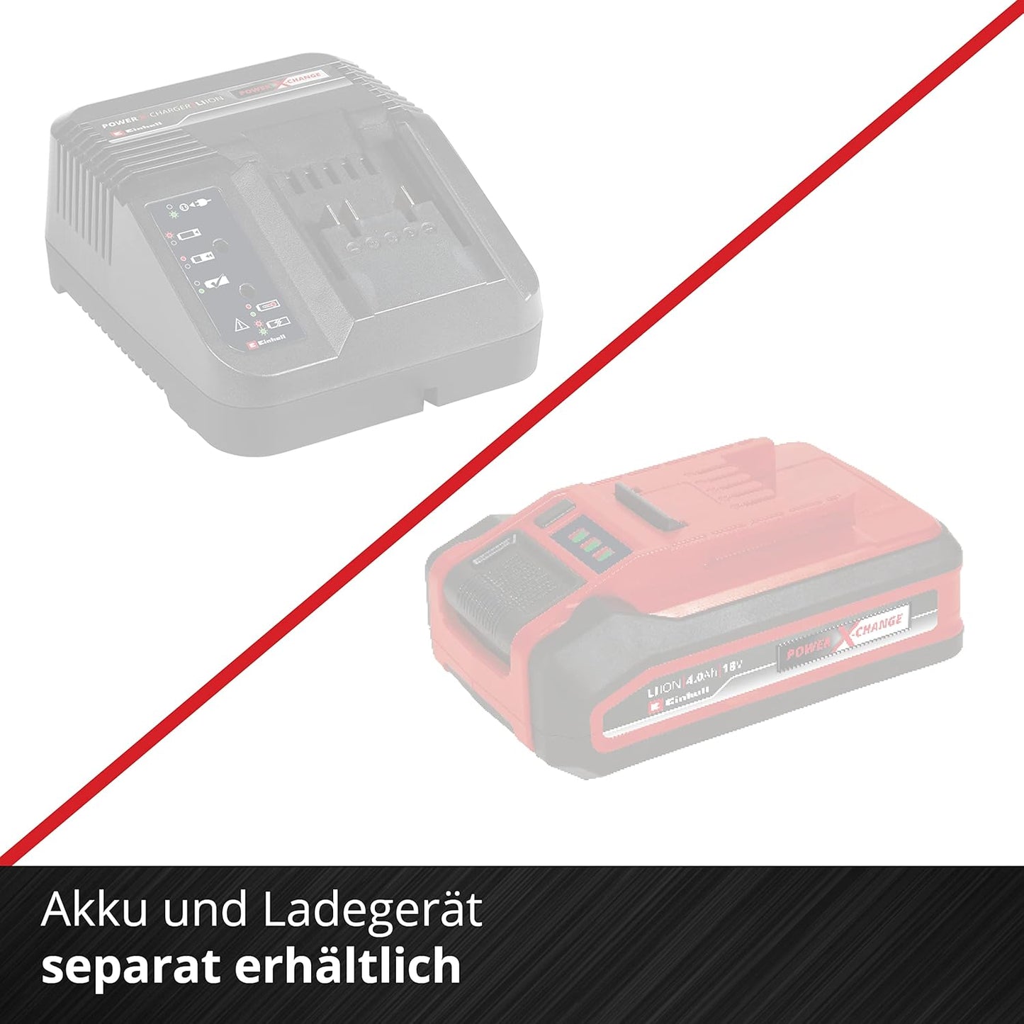 Akku-Kehrbesen TE-FS 18 Li-Solo mit LED-Licht, Akku-Kehrbesen