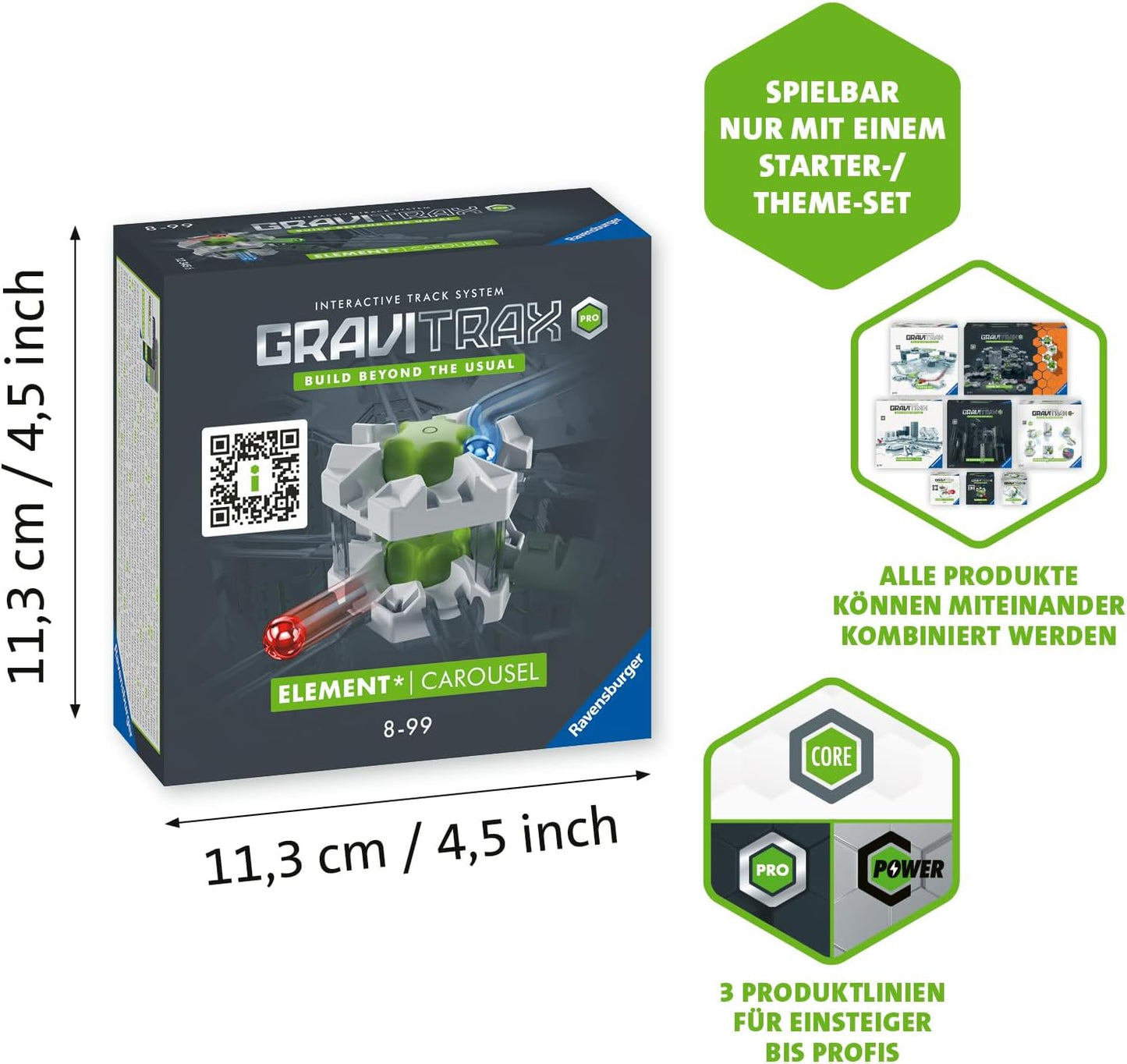 GraviTrax Pro Element Carousel, Erweiterung Carousel - neues Verpackungsdesign