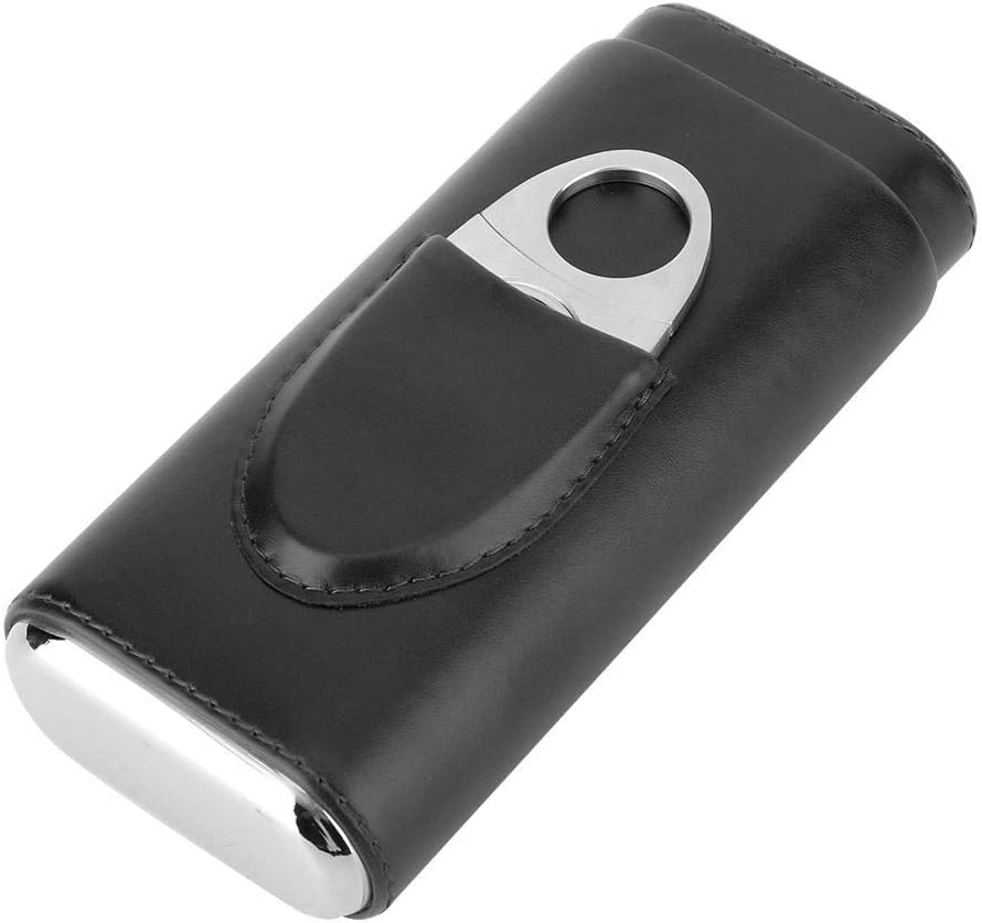 Zigarrenetui mit Cutter, Black