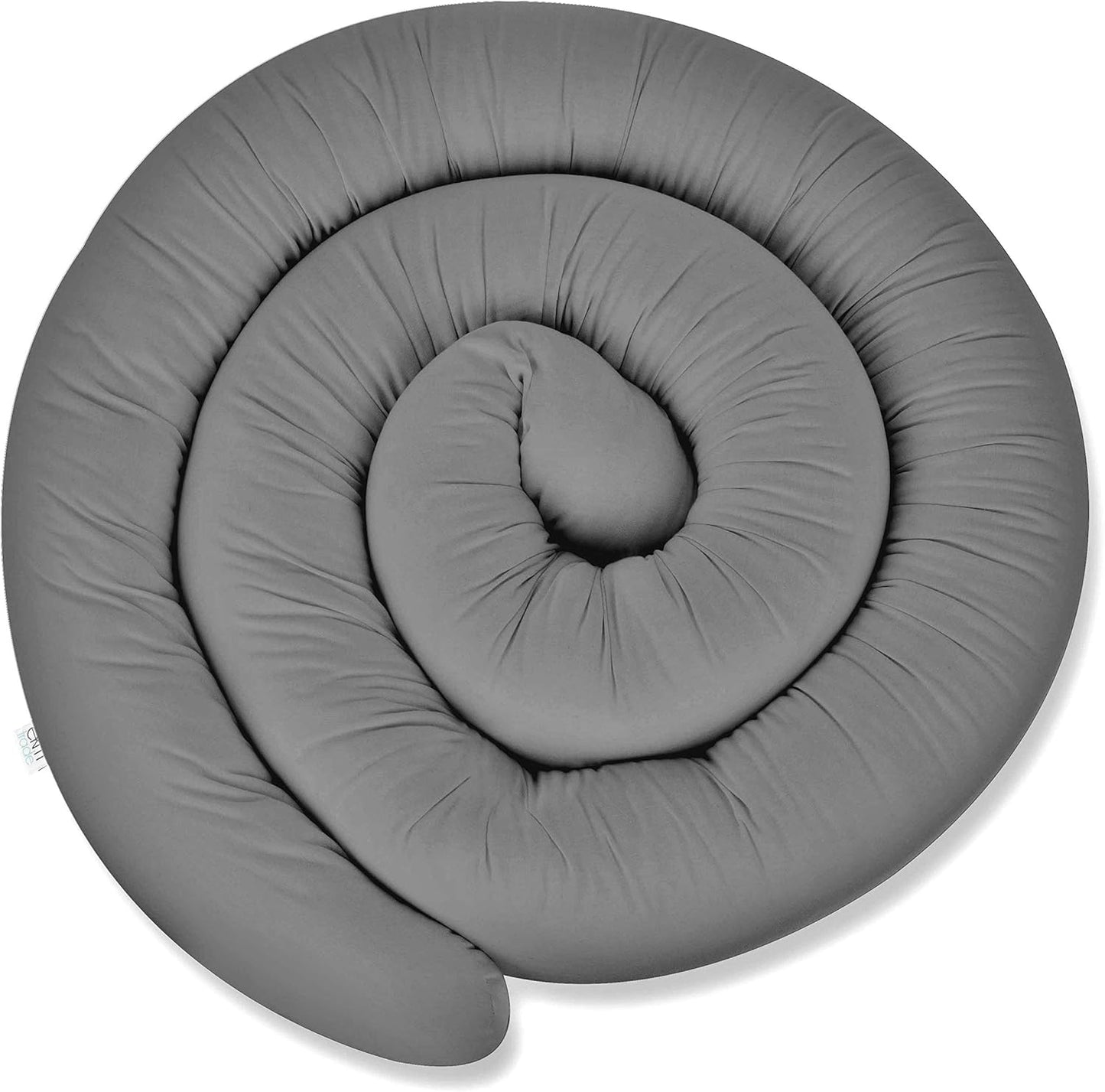 Bettschlange für Allergiker, 200 cm, 30 – Grau, 200 cm