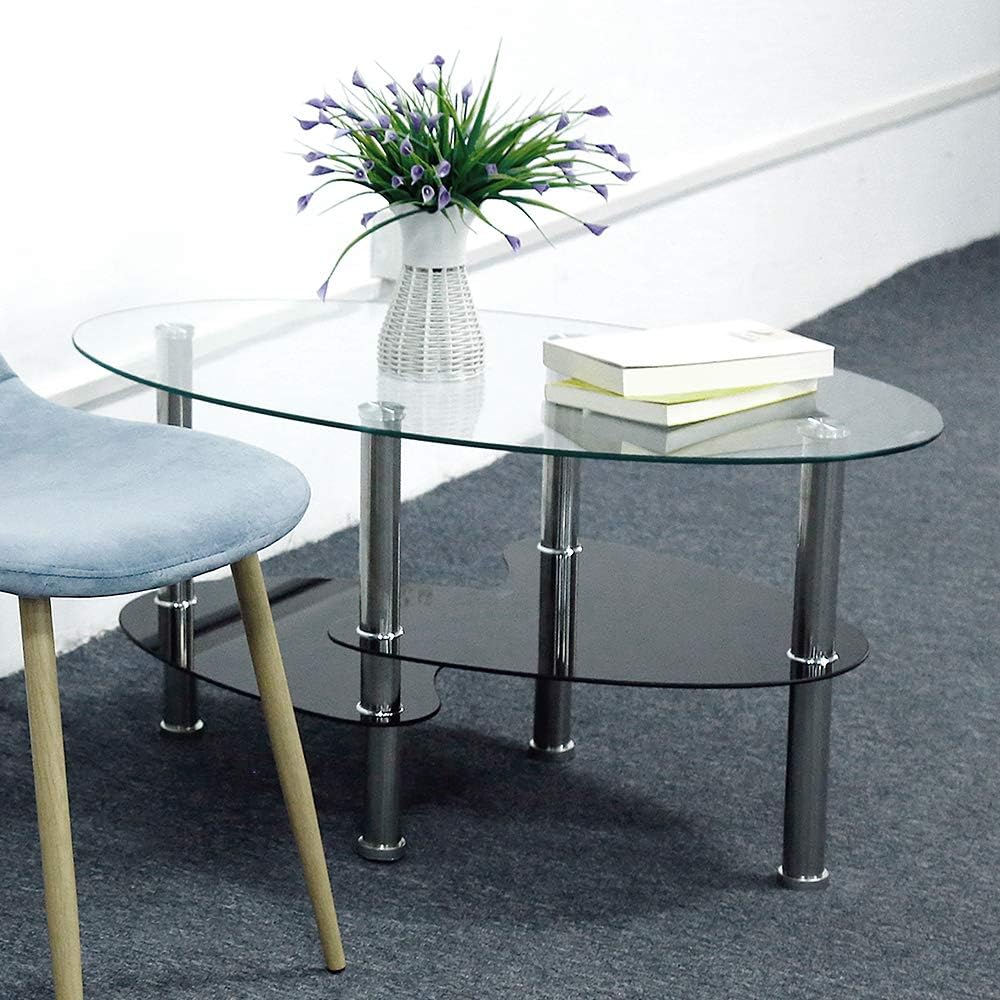 Ovaler Couchtisch
