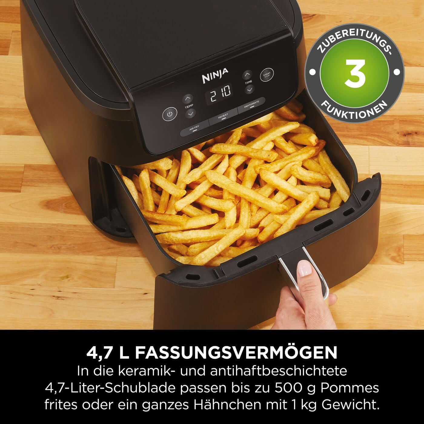 AF110EU Heissluftfritteuse, 4,7L