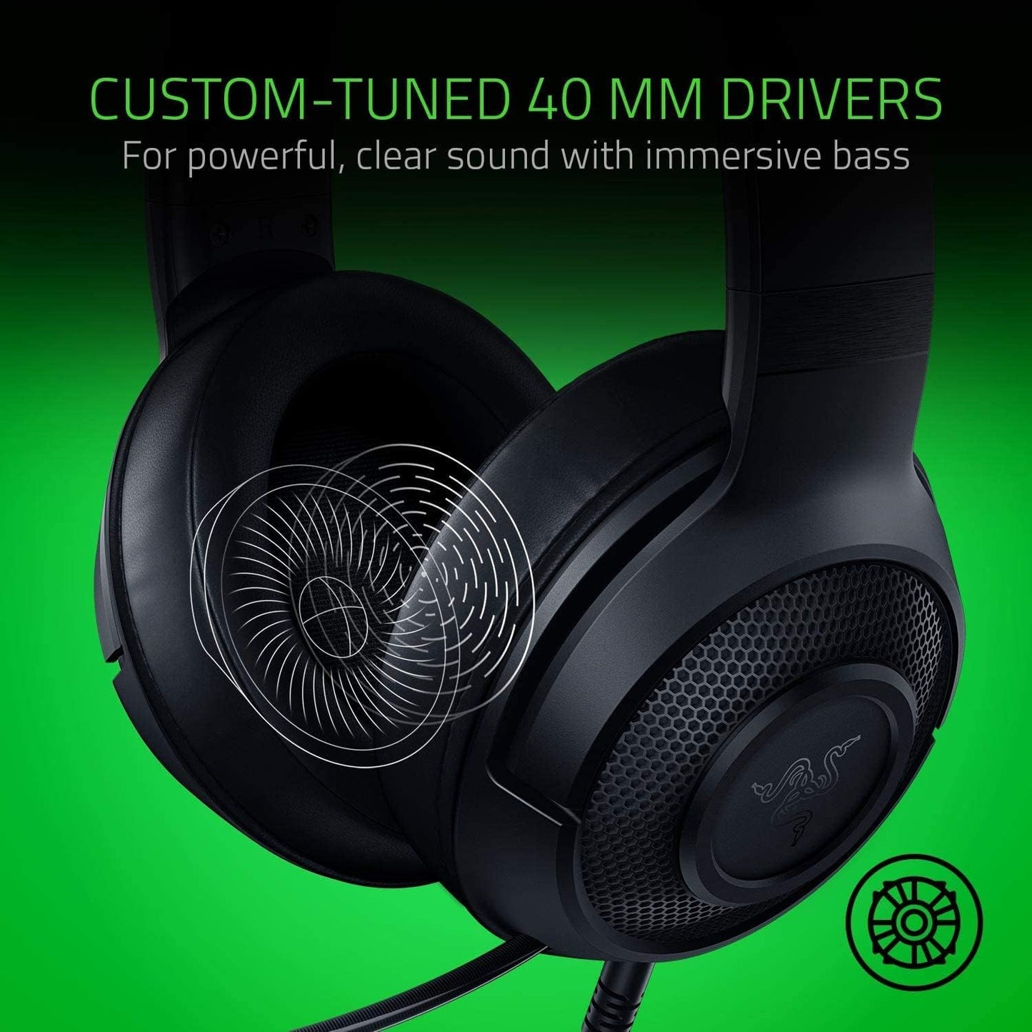 Kraken X Lite PC Gaming-Headset, Kraken X Lite ; Schwarz