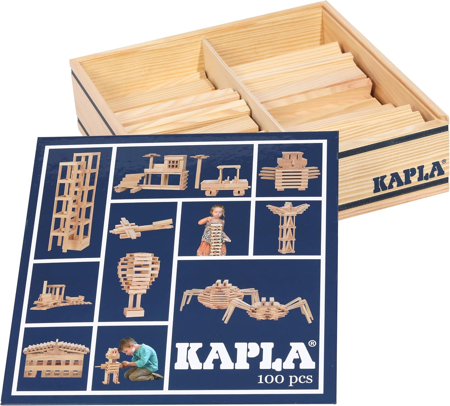 Holzbaukasten Konstruktionsspielzeug