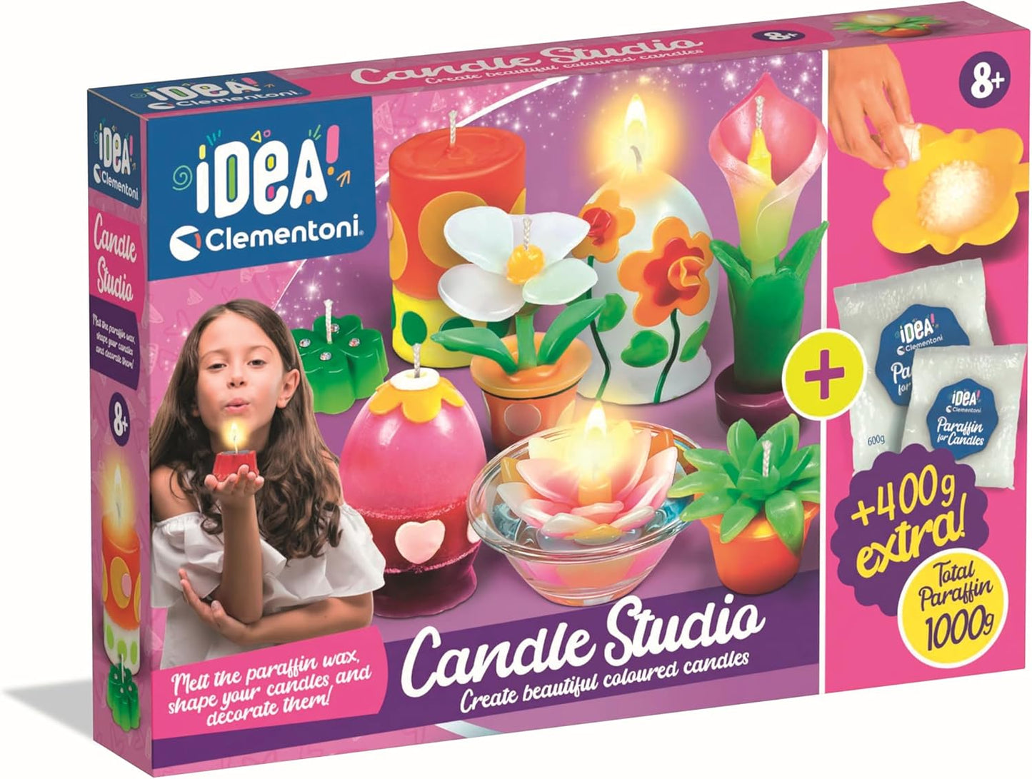 DIY Kerzen-Set Blumen & Sukkulenten