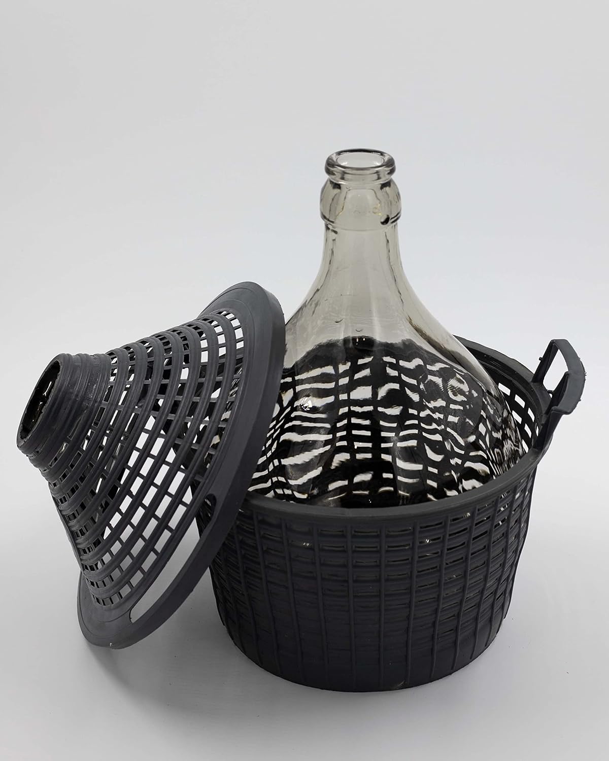 Gärballon mit Kunststoffkorb, Schmaler Ohne Set 15000 ml