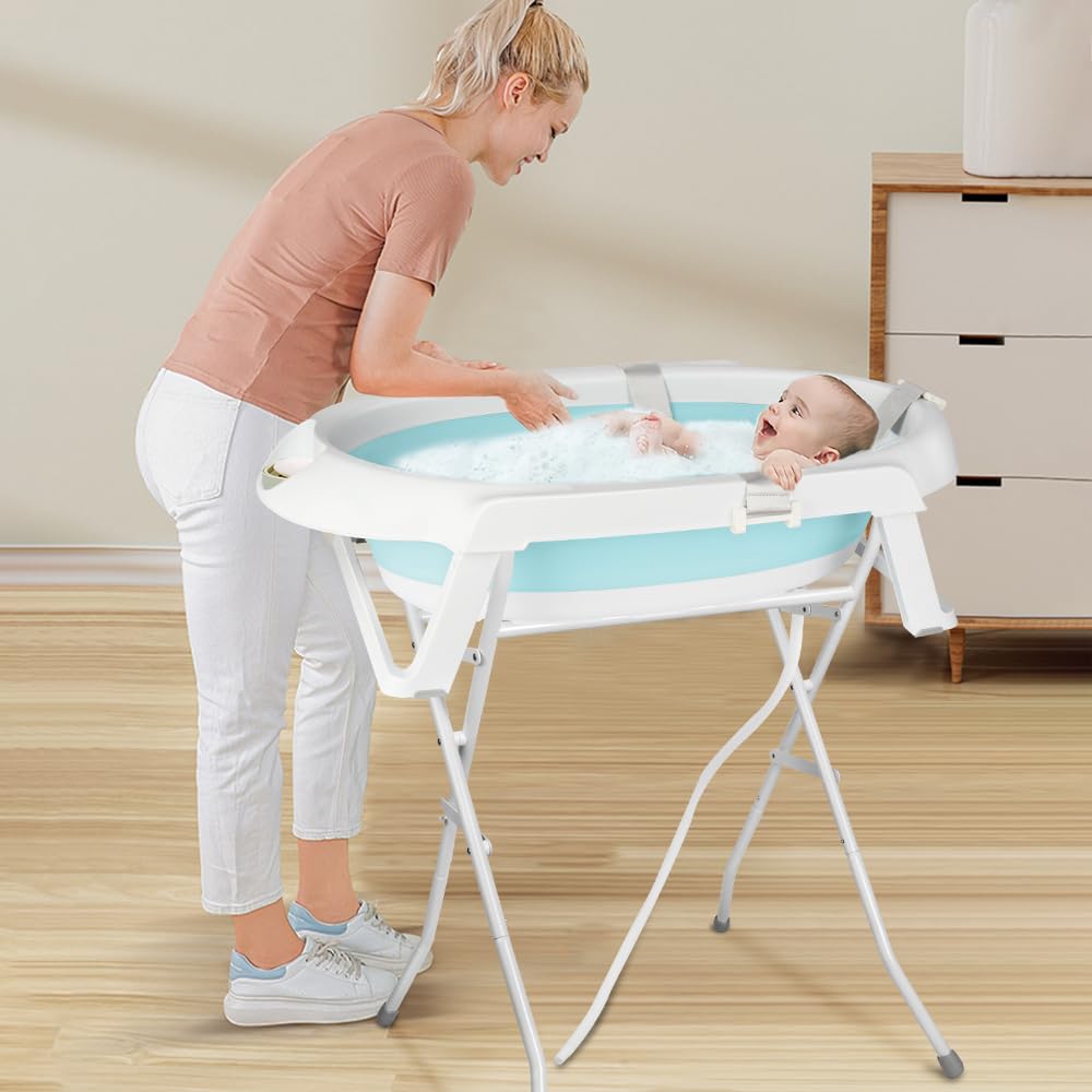 Faltbare Babywanne, 66 x 61 x 82 cm (grün)