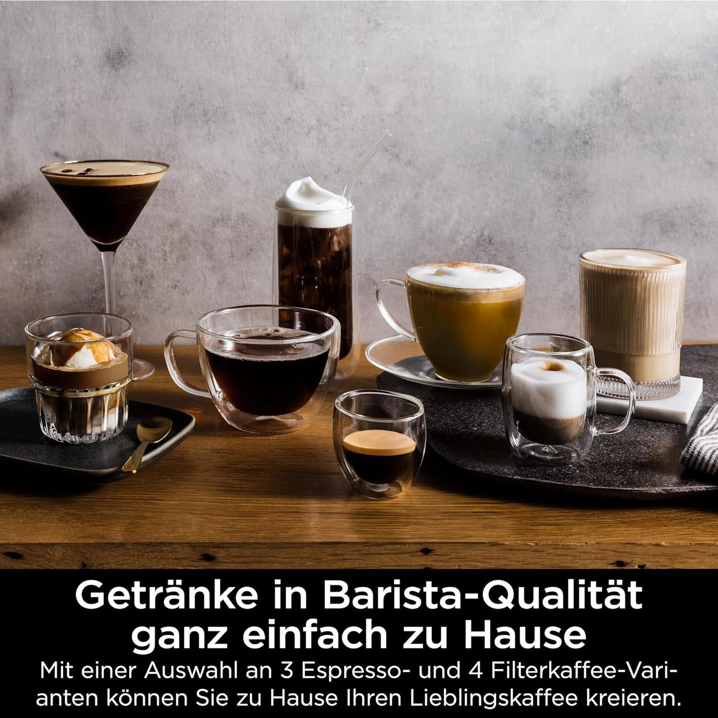 Luxe Premier 3-in-1 Kaffeemaschine ES601EUGM für Espresso & Cold Brew, Premier - Amazon Exklusiv