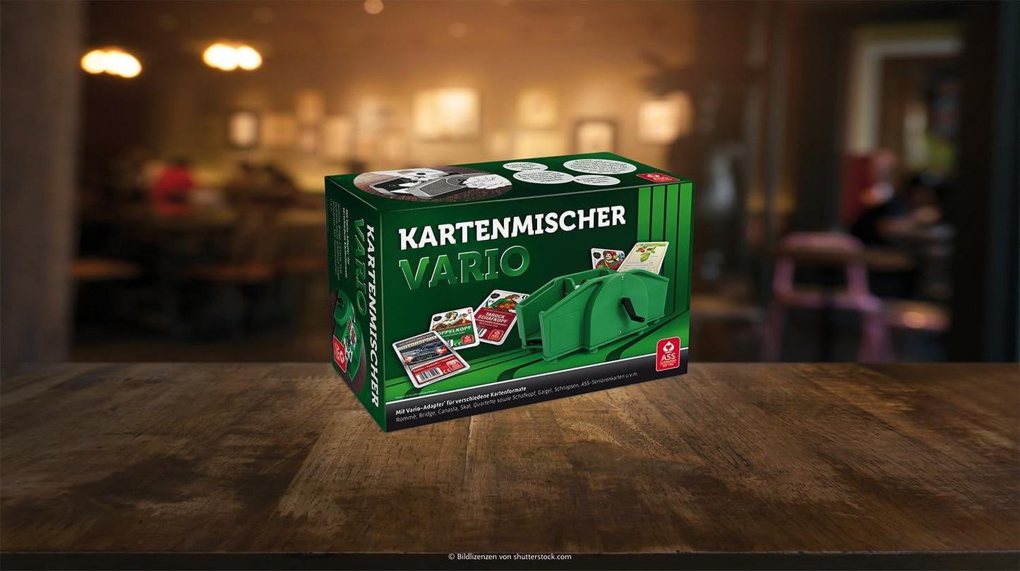 Kartenmischer Vario mit Handkurbel, Kartenmischer