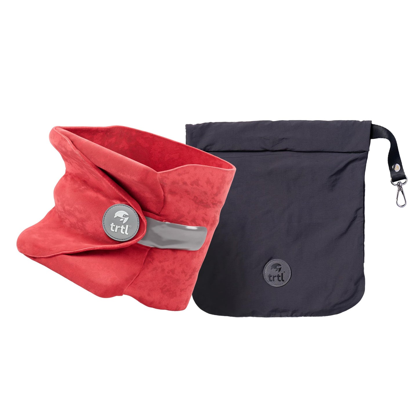 Ergonomisches Reisekissen mit Stützsystem, Adult Korallenrot