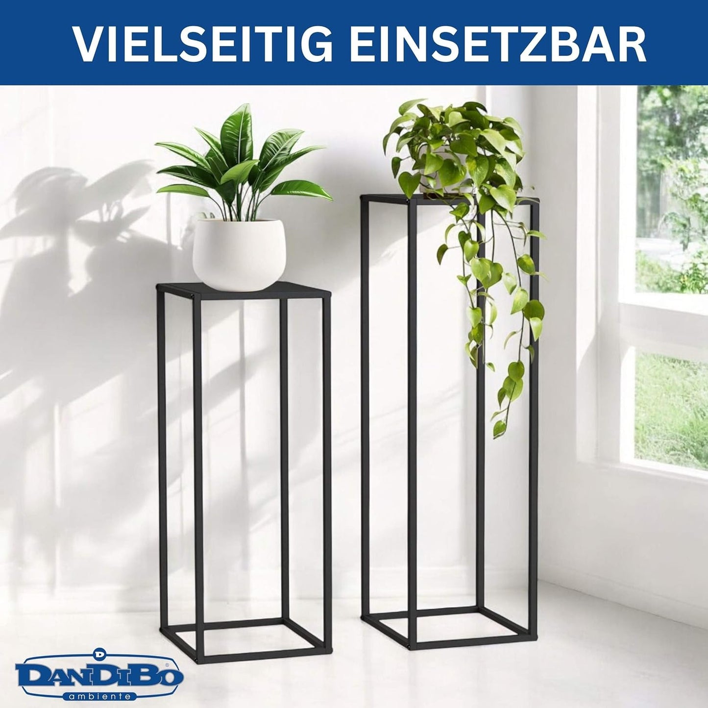 2er-Set Pflanzenständer, 80 cm und 100 cm (2 Stück)