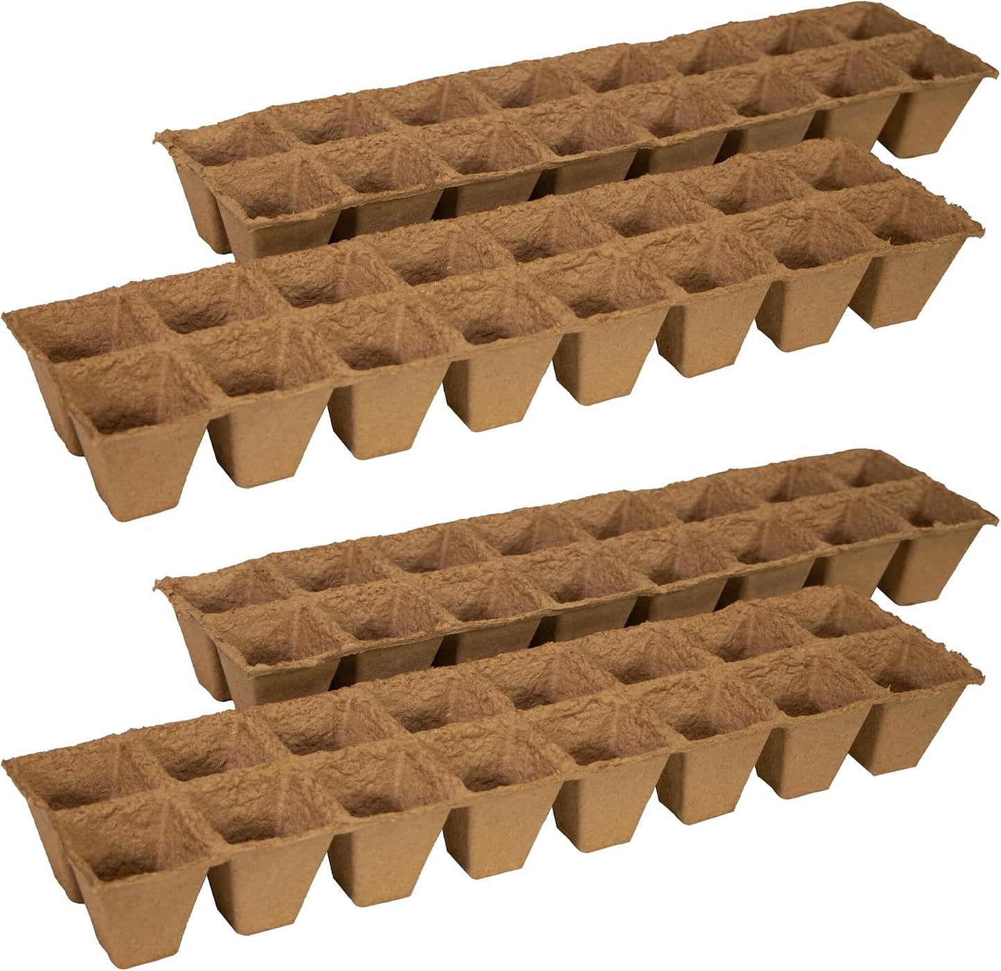 4er-Set Zimmergewächshaus-Anzucht-Set, 54 x 15 x 12 cm 4 Stück
