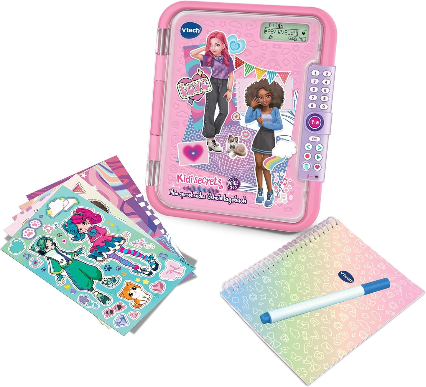 KidiSecrets Magic Voice 365 Tagebuch-Set für Kinder