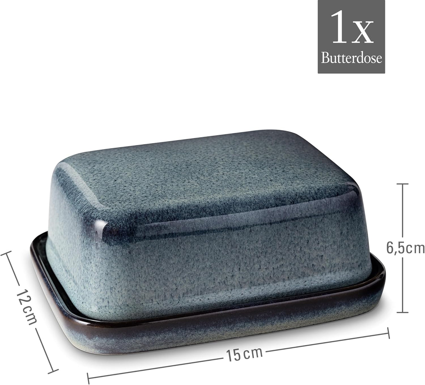 Butterdose Lave gris