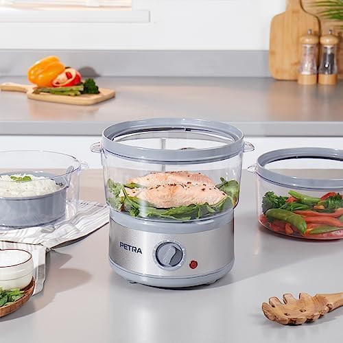 3-stufiger Dampfgarer mit Timer, 7.5 L