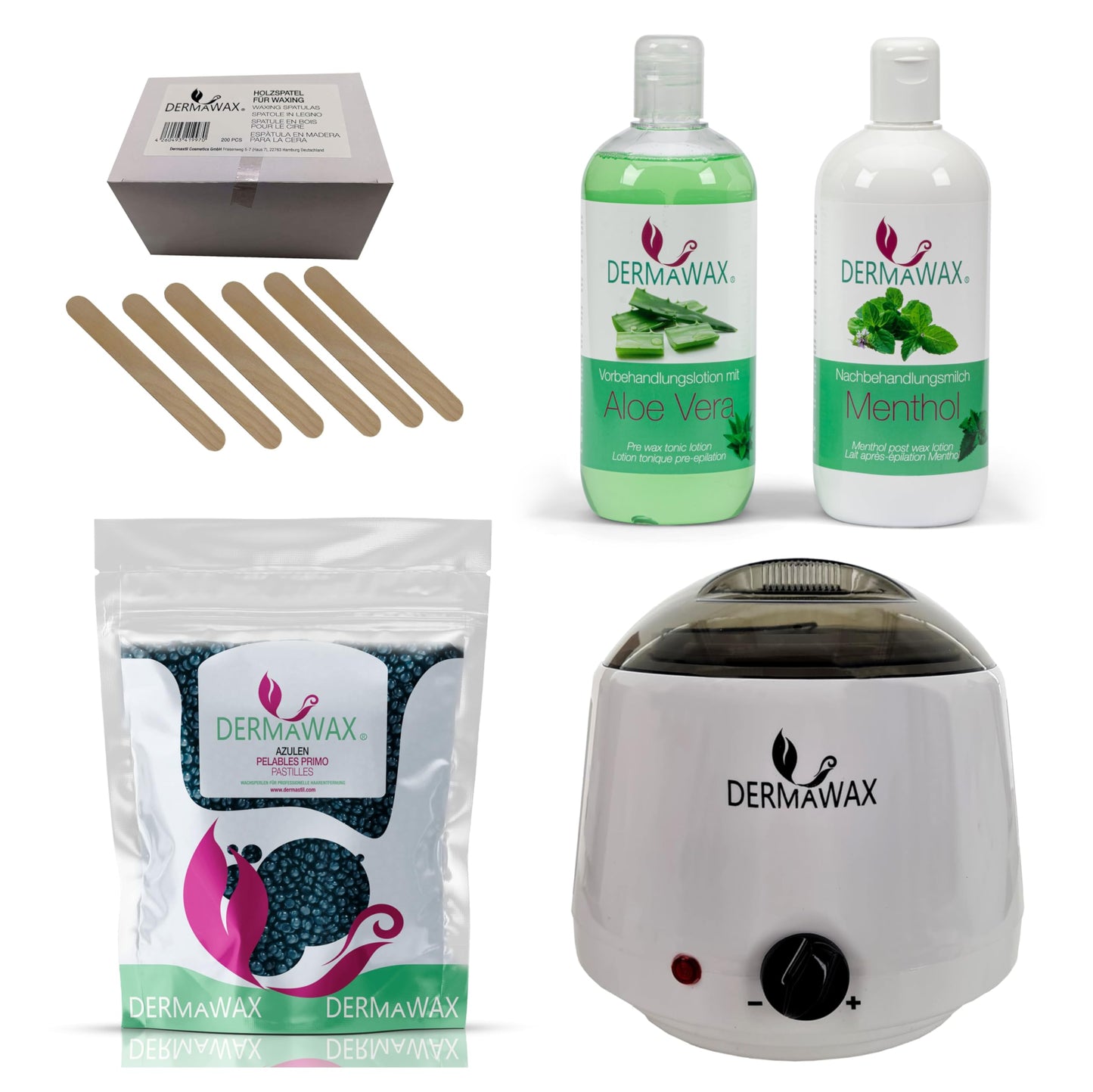 Profi Waxing Set mit Wachsgerät & Zubehör