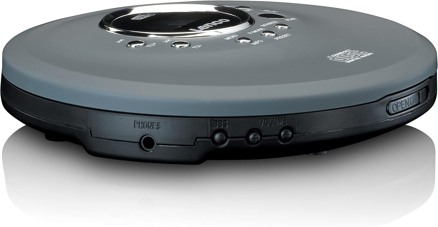 CD-400GY, Mit DAB+ und Akku Grau