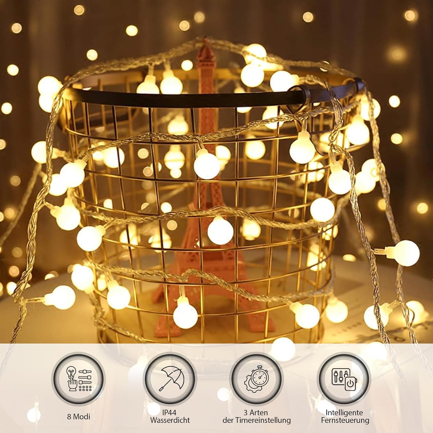 LED-Lichterkette (39m, 300 LEDs), 39mM+300LEDs