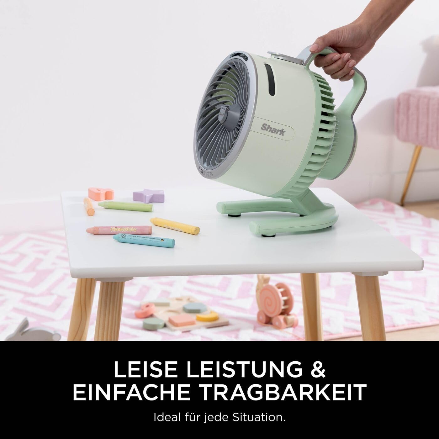 FA050EU FlexBreeze HydroGo Ventilator mit Sprühnebel, Mint