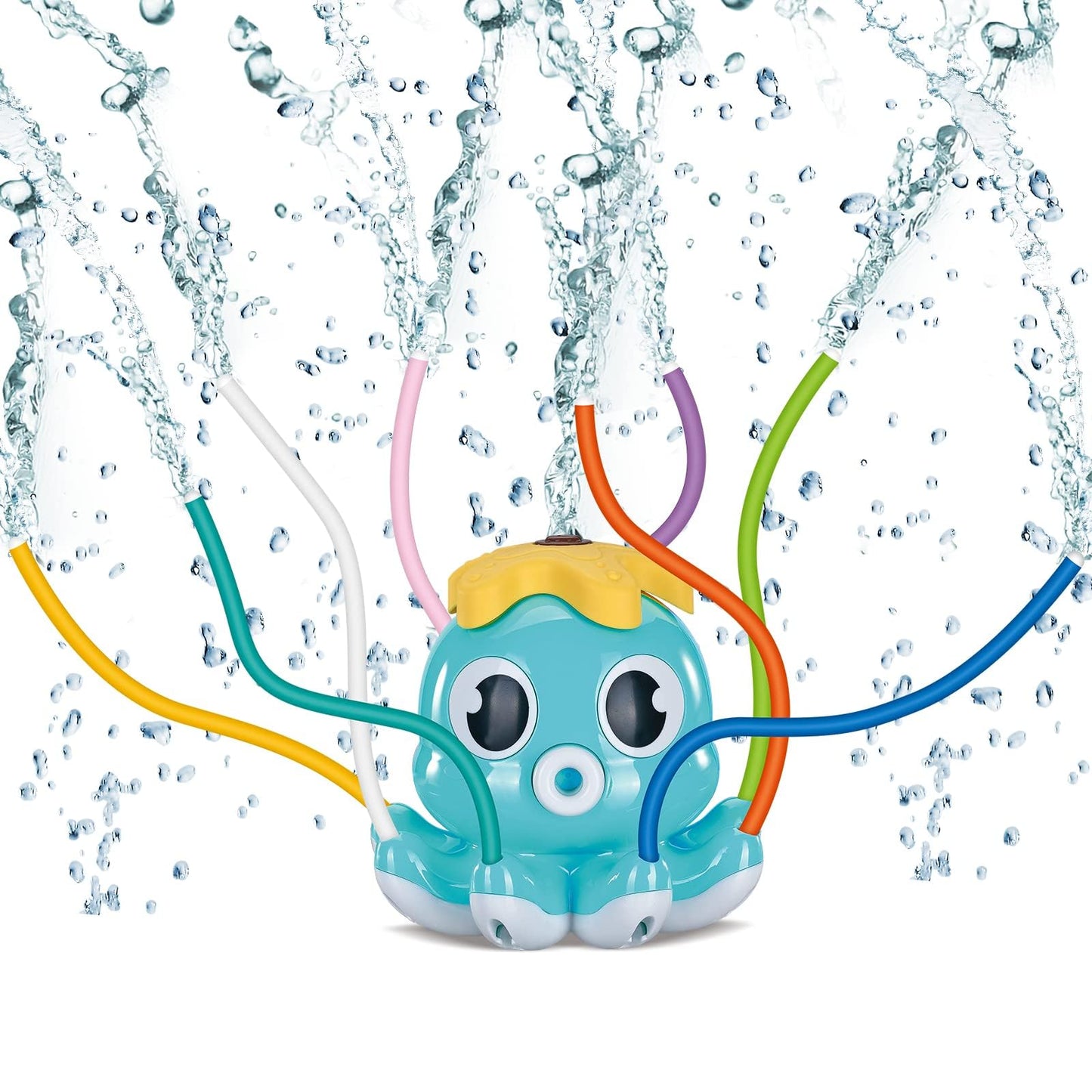 Wasserspielzeug Oktopus-Sprinkler ab 3 Jahre, Oktopus-Blau