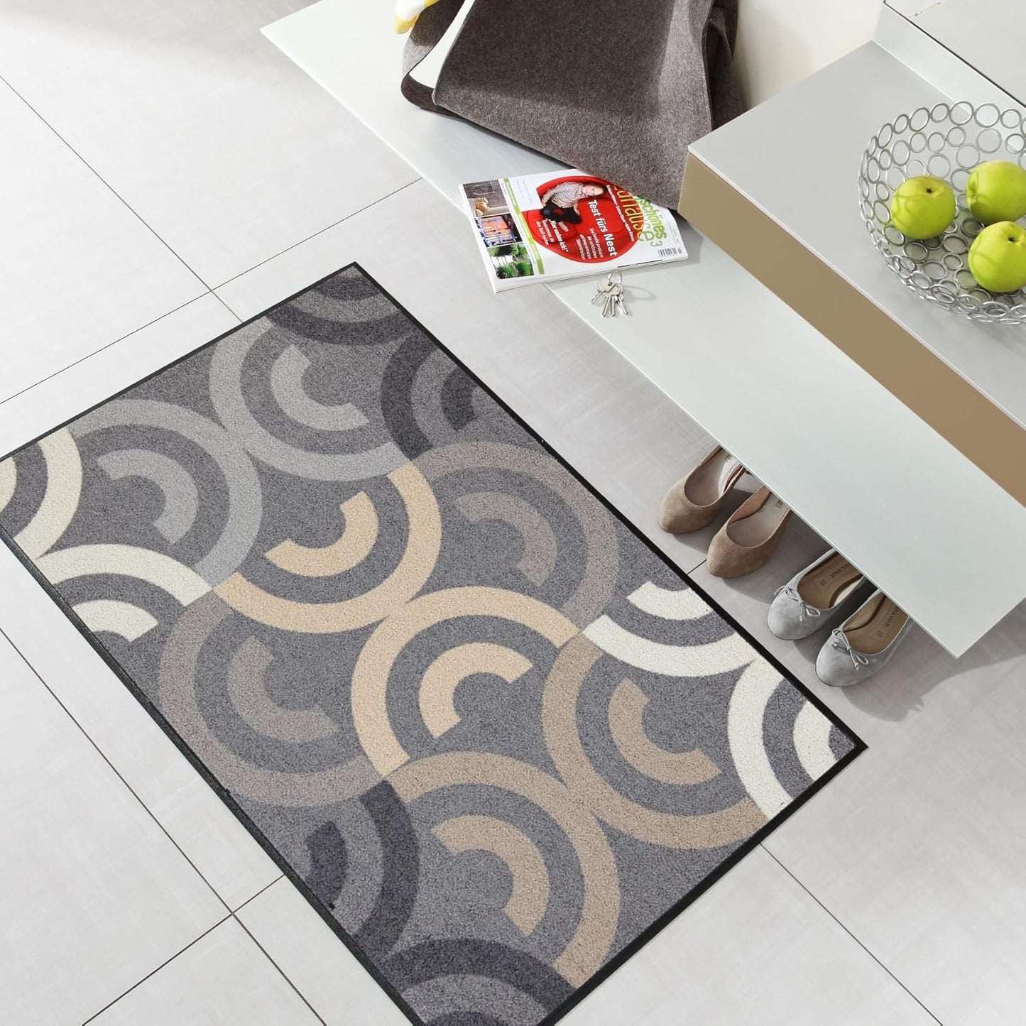 Waschbare Schmutzfangmatte Borrby, 75 x 120 cm (Rechteckig)