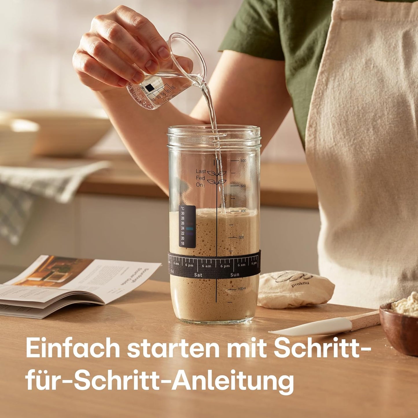Sauerteig-Starter-Set, Sauerteig Set