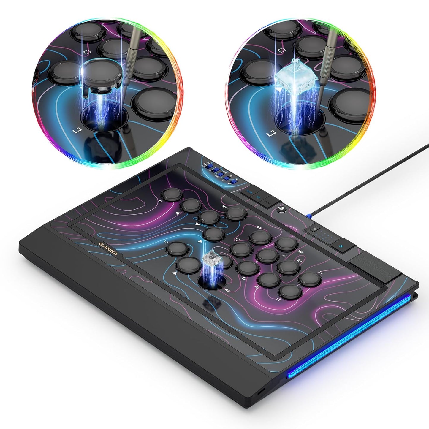 Sapphire S1 Arcade Controller Joystick für PS5, PS4 & PC