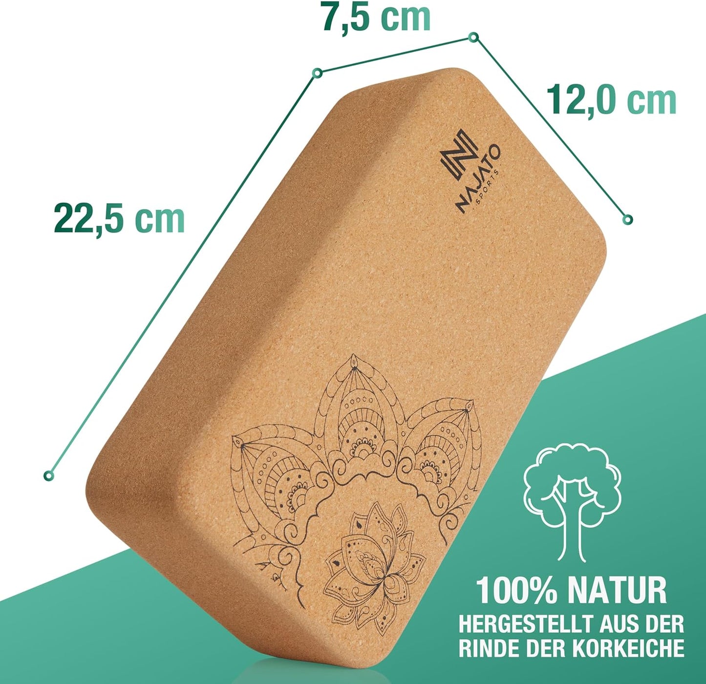 2-teiliges Yogablock Set