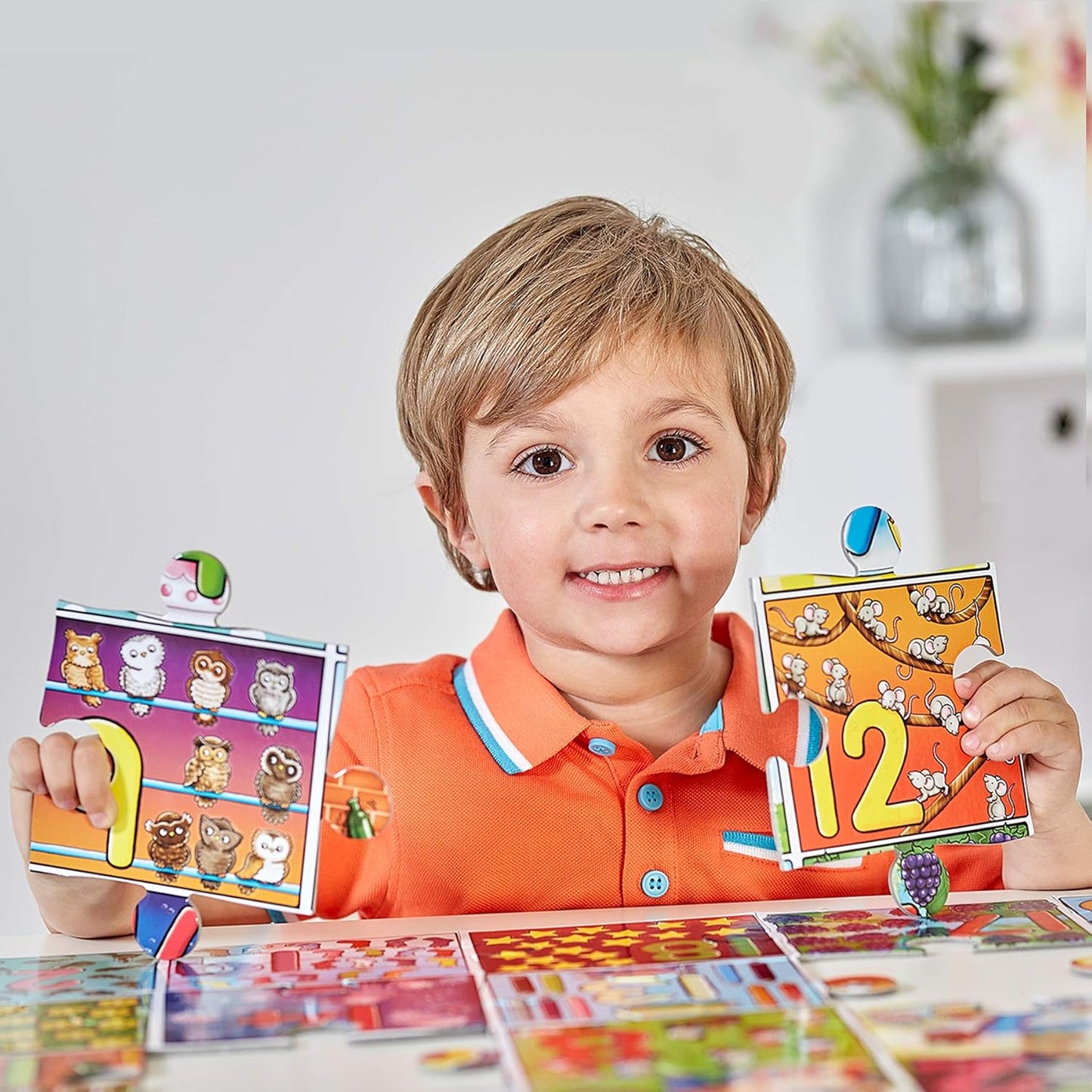 Big Number Bodenpuzzle, Große Zahlen