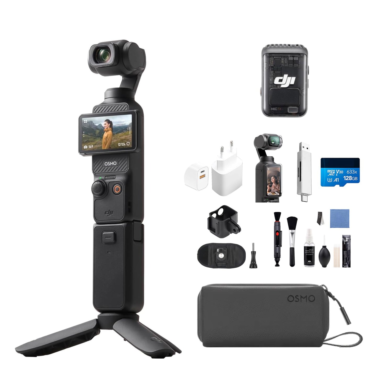 Osmo Pocket 3 Kreativ Combo, Mehrere Zubehörteile Bundle