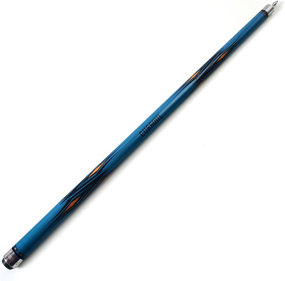 2-teiliger Maple Billiard Queue, blau 12.75mm