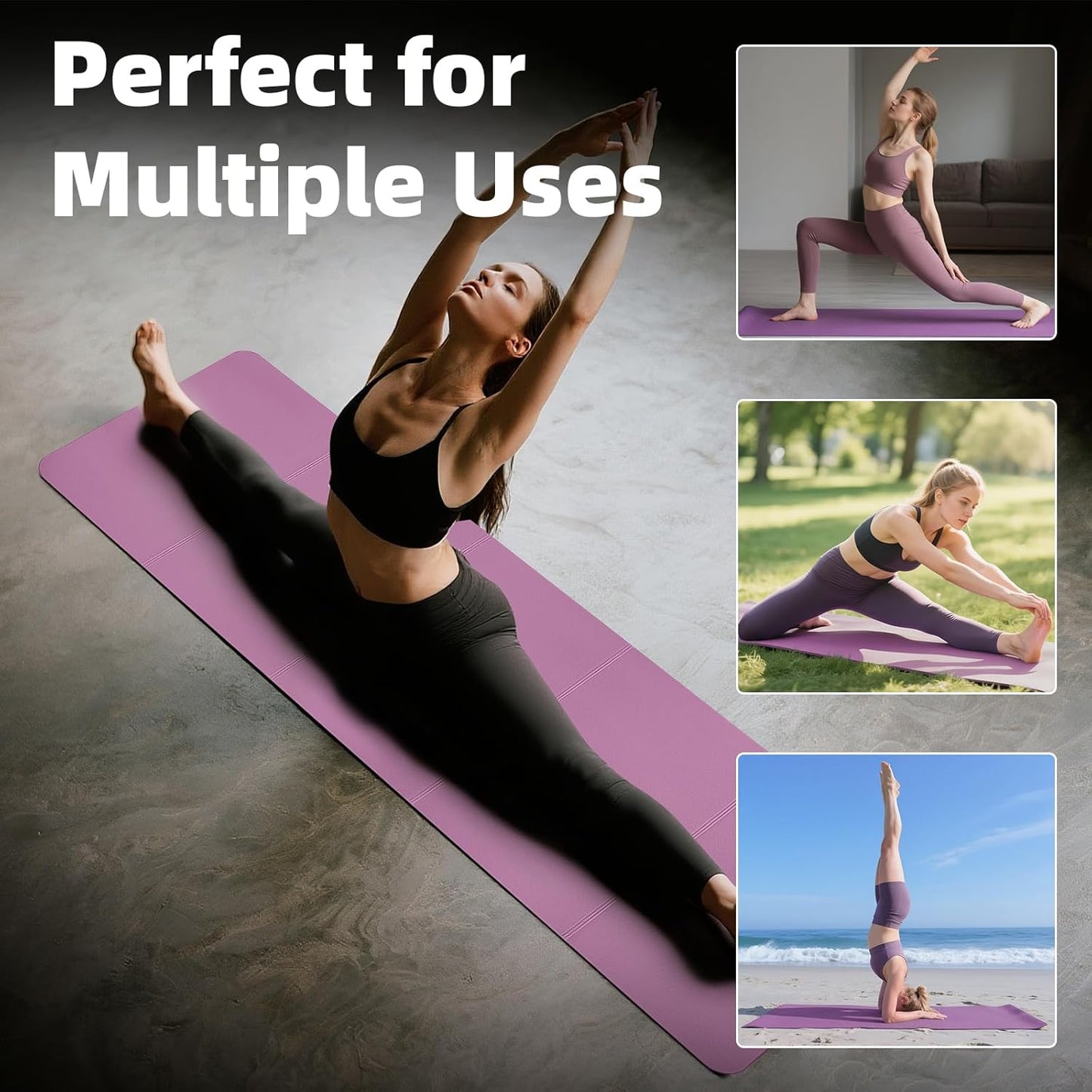 Faltbare Yogamatte, Lila