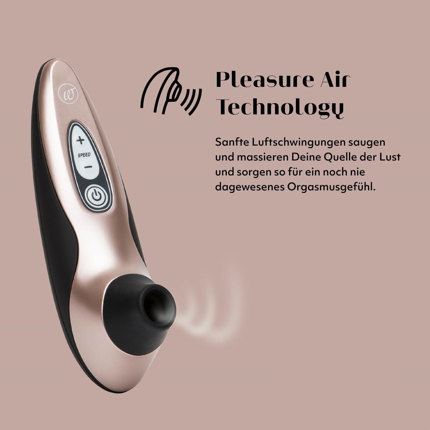 Pro40 Klitoris Stimulator mit 6 Intensitätsstufen, Roségold