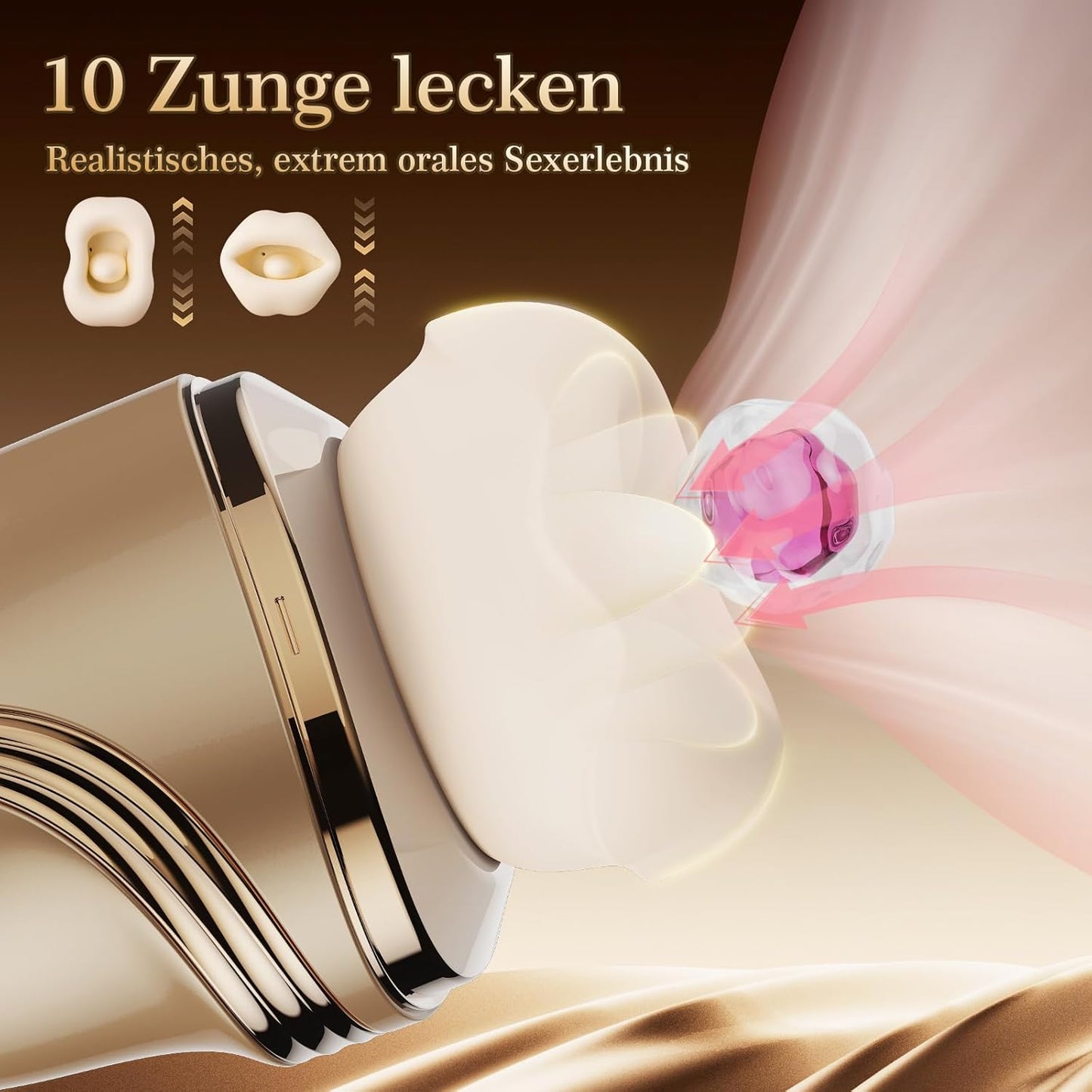 5-in-1 Vibrator mit App-Steuerung und Heizfunktion
