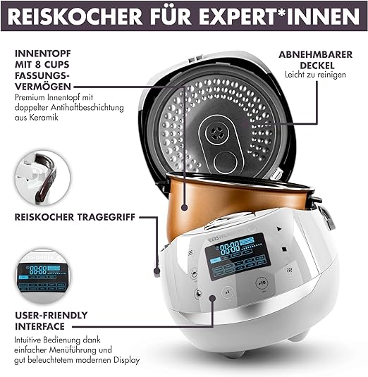 Reiskocher, Grau
