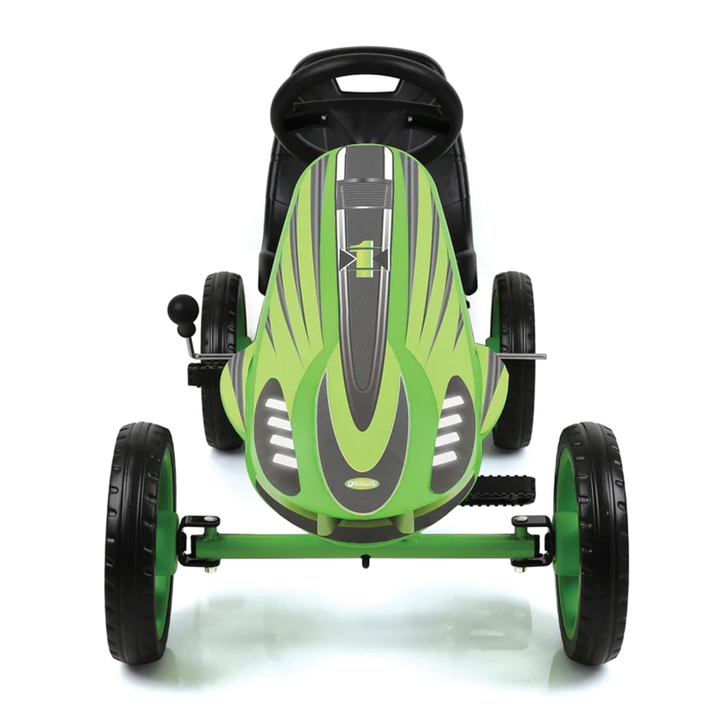Go-Kart Speedster mit Pedalantrieb und Handbremse, grün