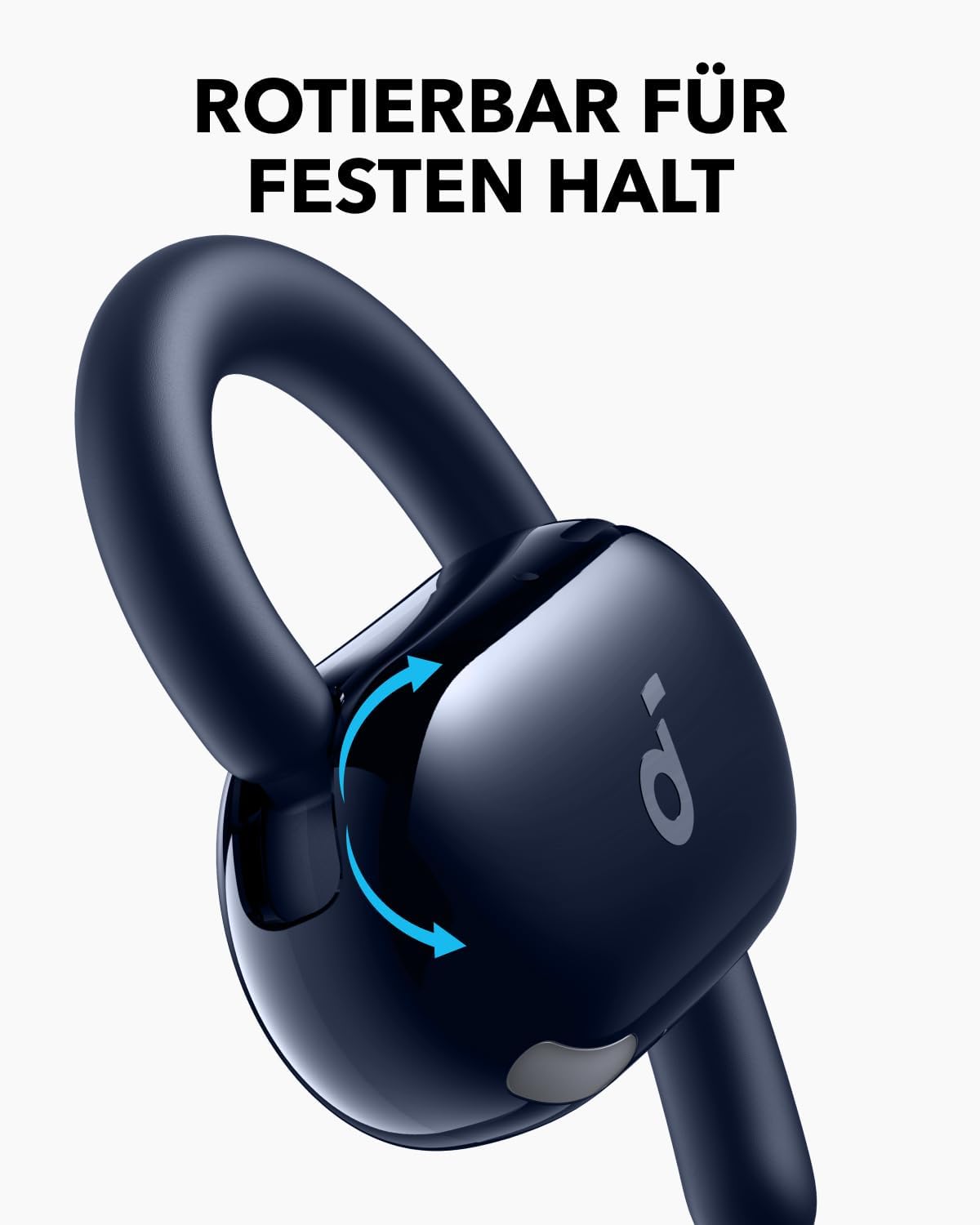 Open-Ear Kopfhörer V20i mit verstellbaren Ohrhaken, Blue