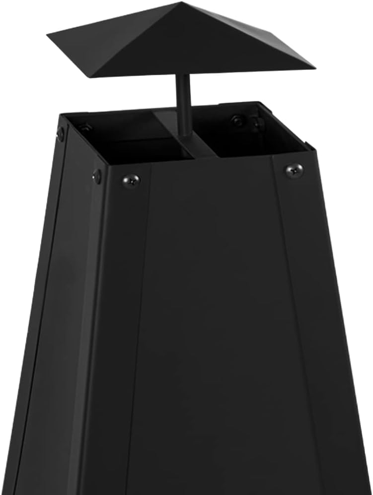 Terrassenofen mit Abdeckung und Schürhaken
