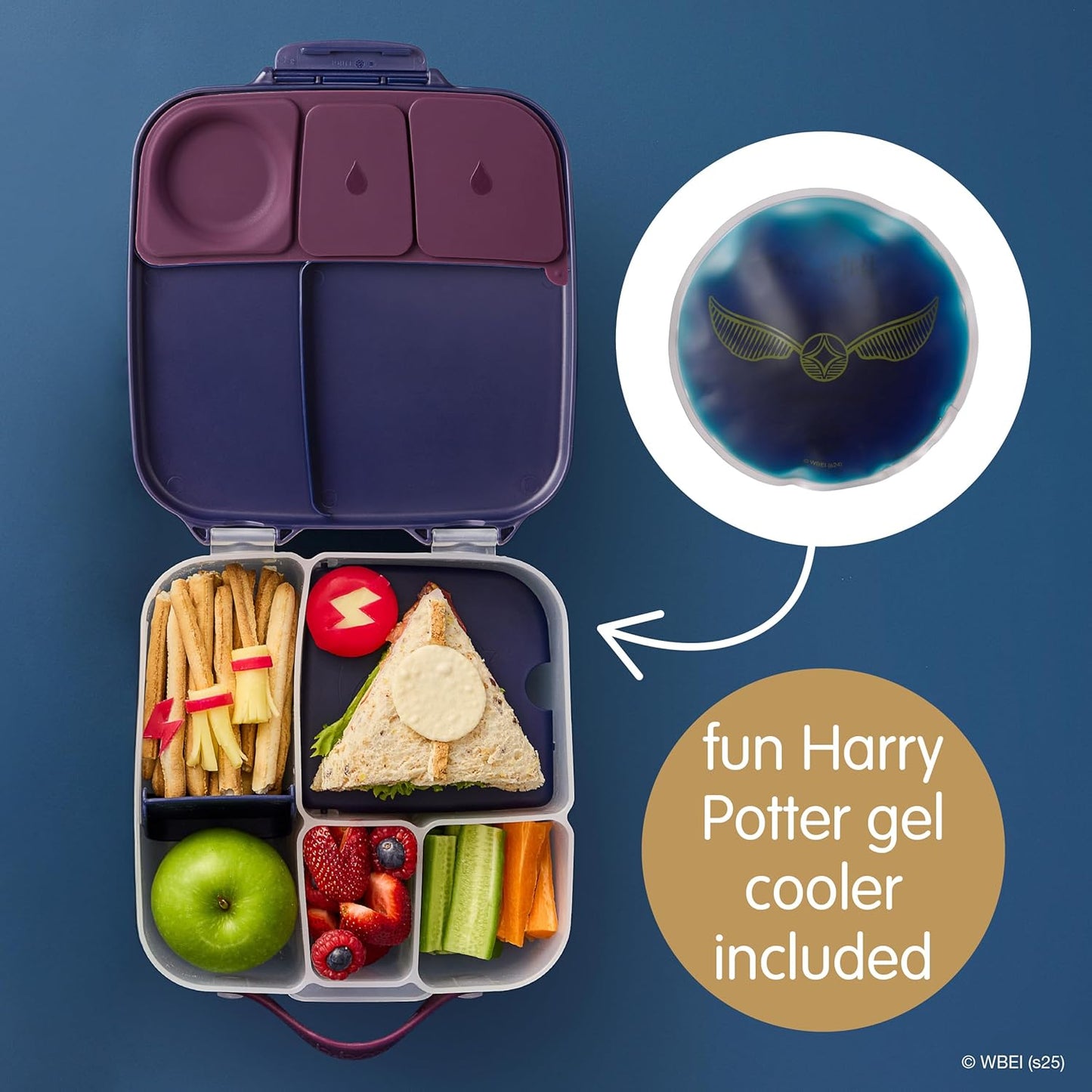 Harry Potter Bento-Brotdose mit Kühlpack, Harry Potter