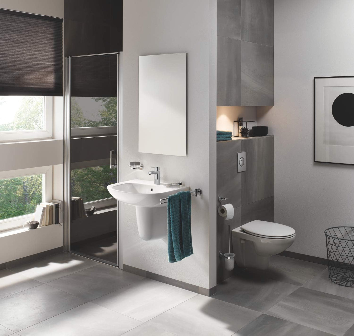 GROHE Start Flow Waschtischarmatur, S-Size (Start Flow) Mit Zugstange Single