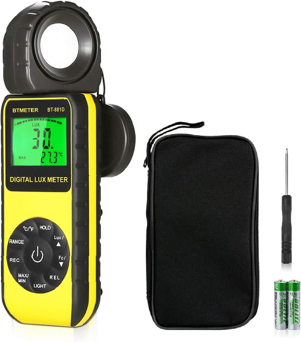 BT-881D Luxmeter mit drehbarem Sensor, BT881D (0.01~400,000 Lux)