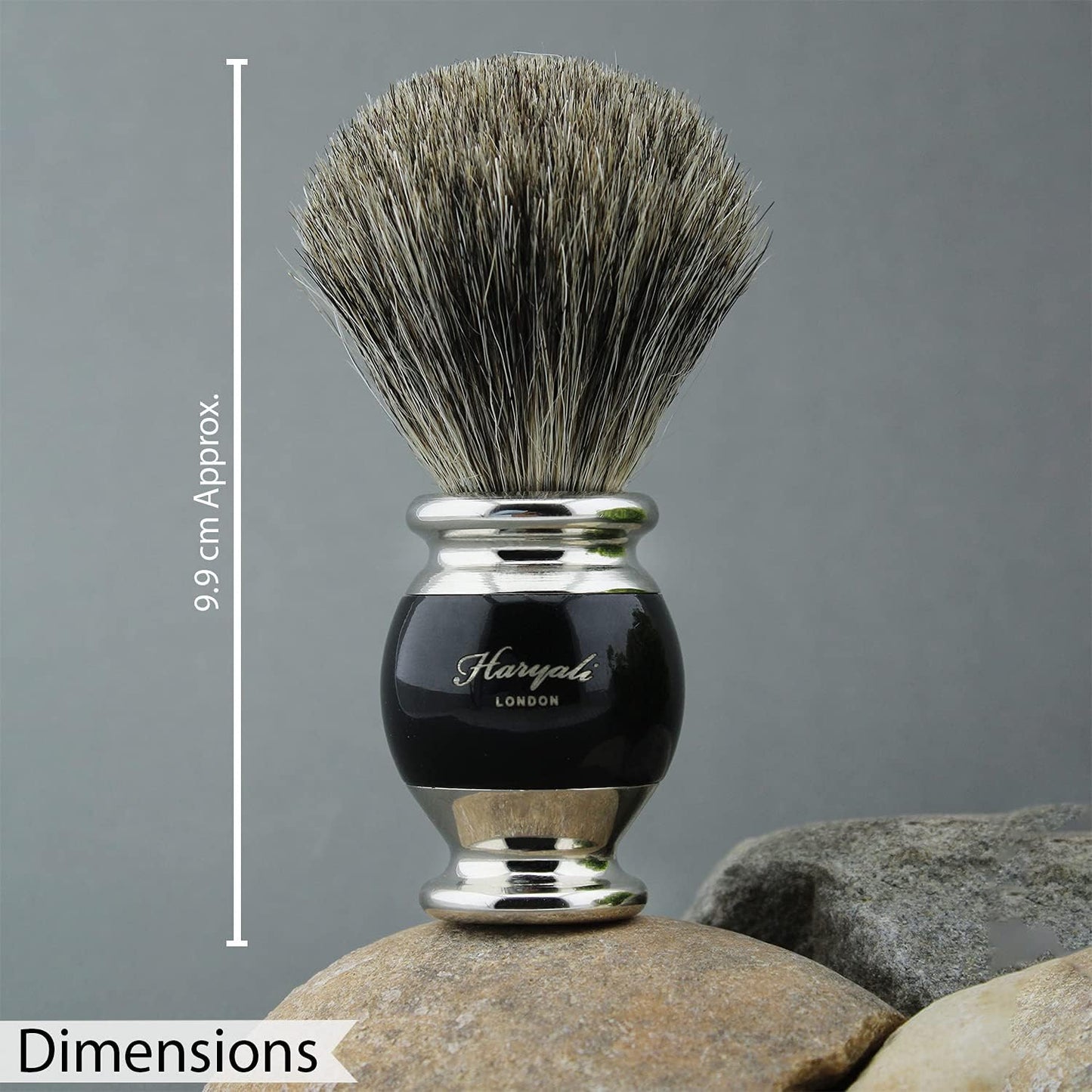Rasur-Geschenk Set, Silver & Black