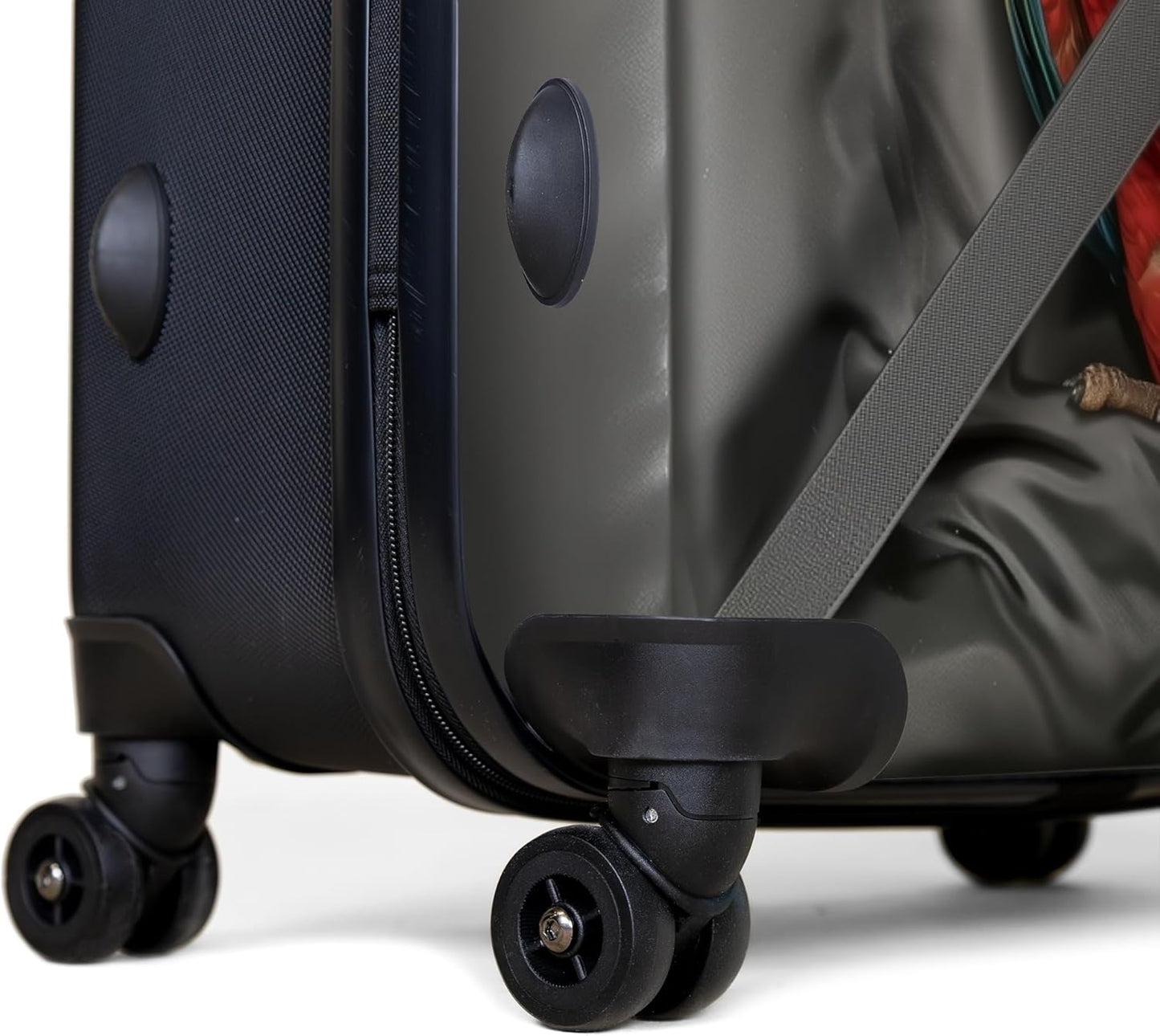 Hartschalenkoffer mit Rollen, Papagei - Reise, L
