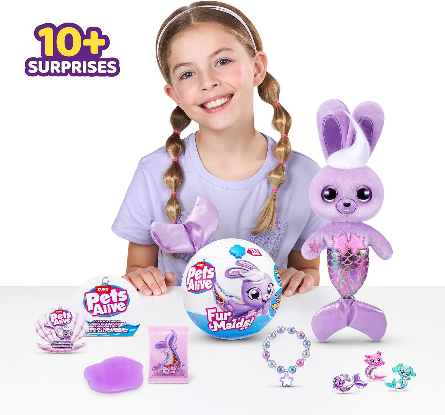 Interaktive Plüschfigur Purple Bunny mit Licht & Sound, Purple Bunny