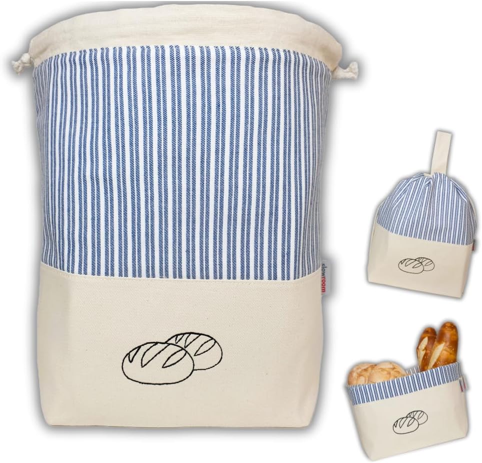 Brotbeutel, 3 in 1 Blau