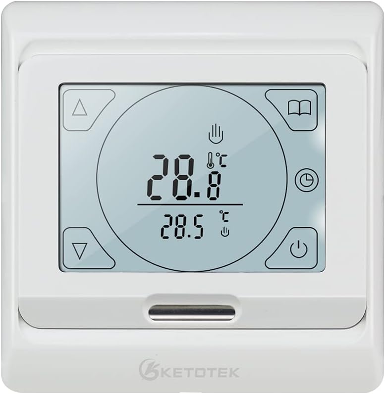 Thermostat Fussbodenheizung, 16A Elektrische Fussbodenheizung