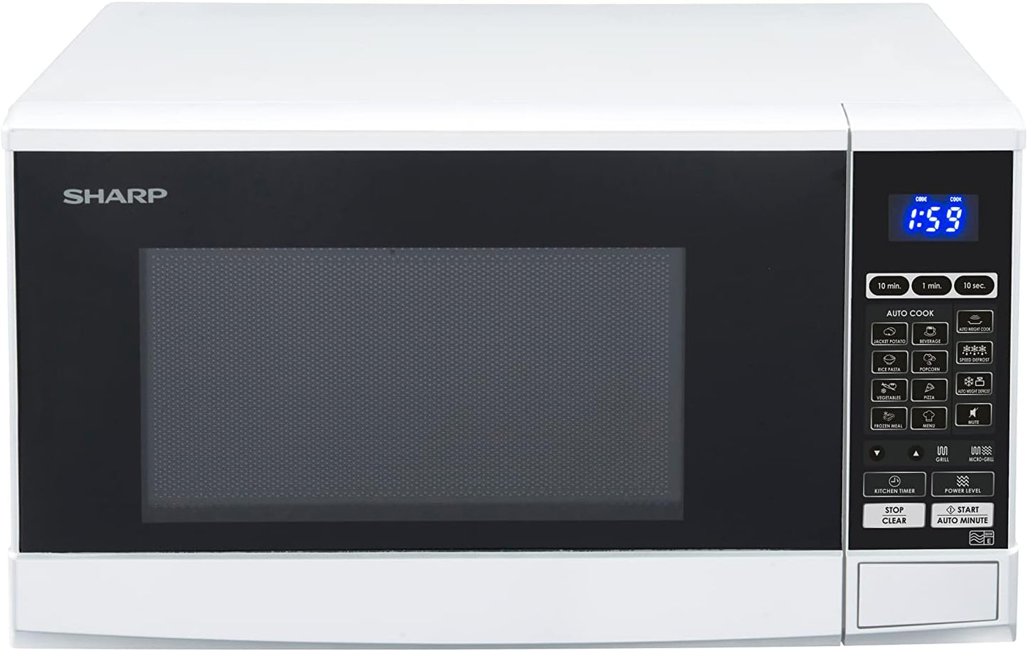 2in1 Mikrowelle mit Grill R670W, Weiß