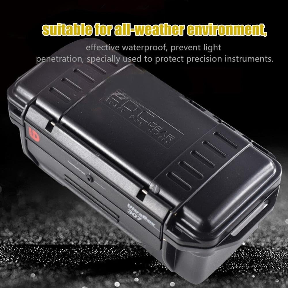 Stossfester Outdoor-Survival-Aufbewahrungskoffer, Schwarz
