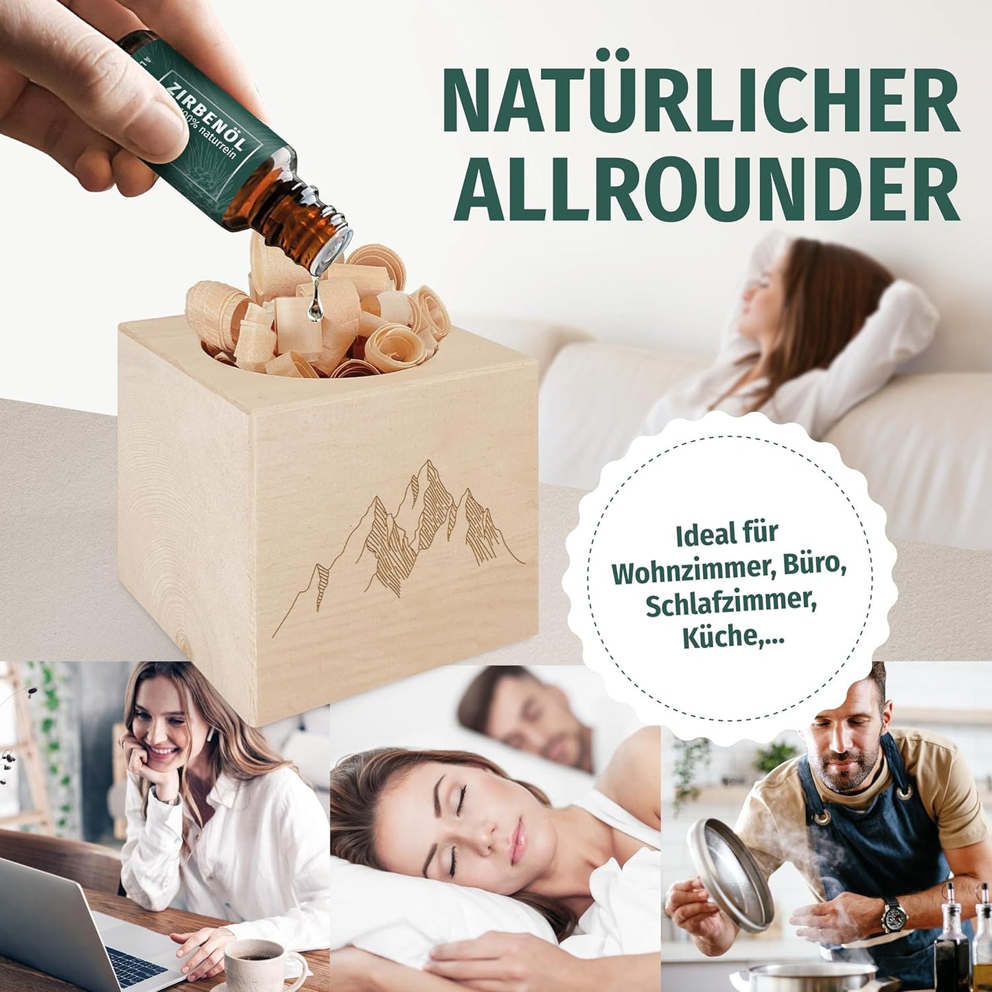Zirbenwürfel-Set